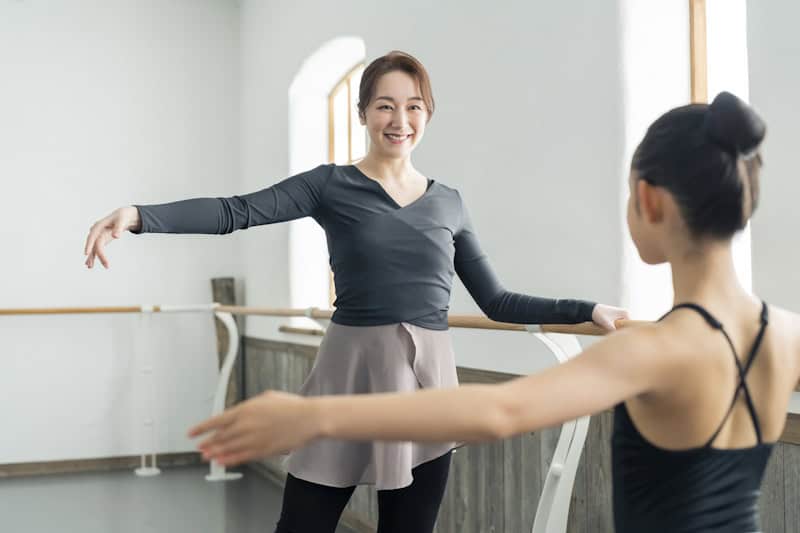 Ballet classes Teachers and students