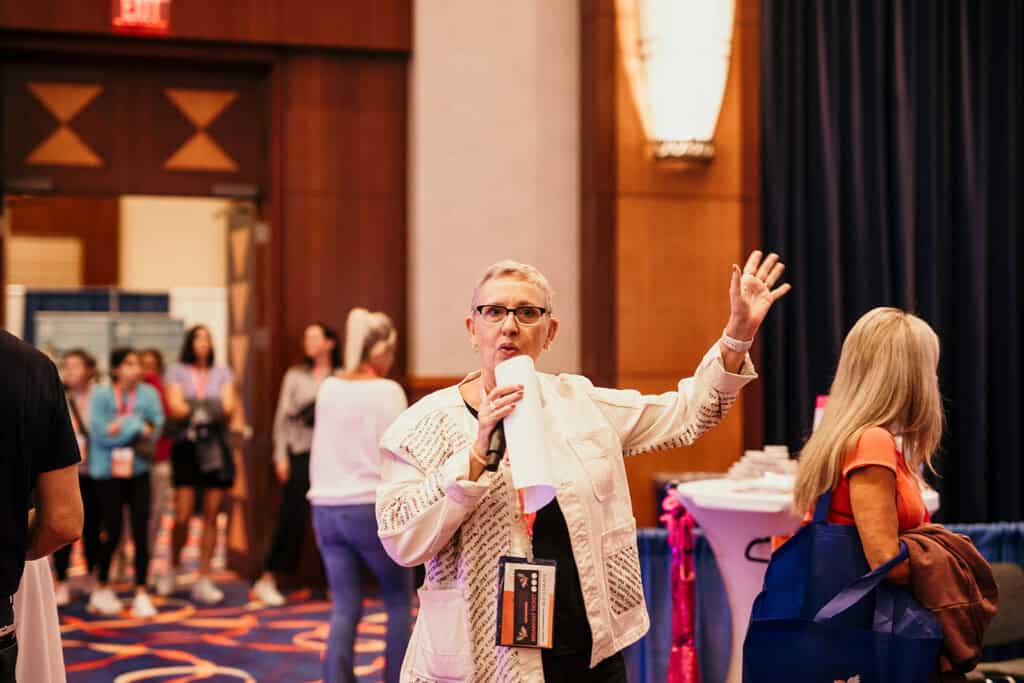 Diane Gudat at the Dance Teacher Conference